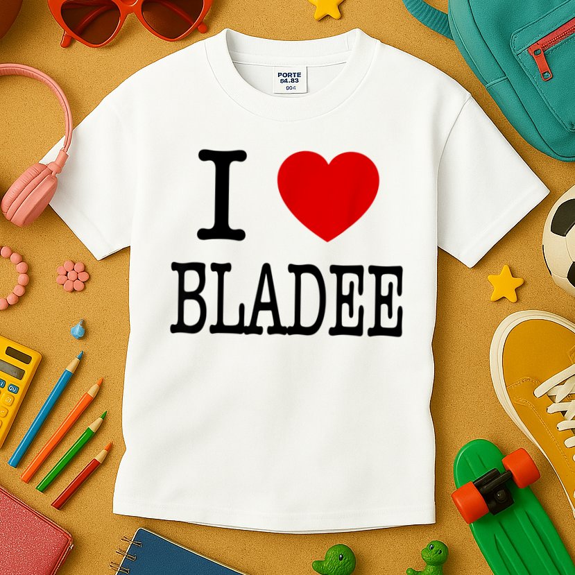 I Love Bladee Kids T-Shirt