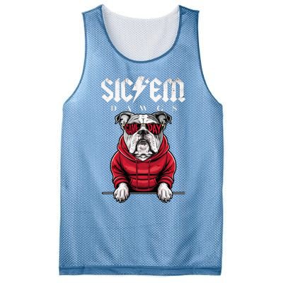 I Love Bulldog Proud Name Vintage Game Day Mesh Reversible Basketball Jersey Tank