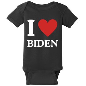 I Love Biden Baby Bodysuit