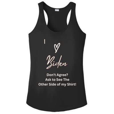 I Love Biden And I Love Trump Confuse Your Friends! Gift Ladies PosiCharge Competitor Racerback Tank