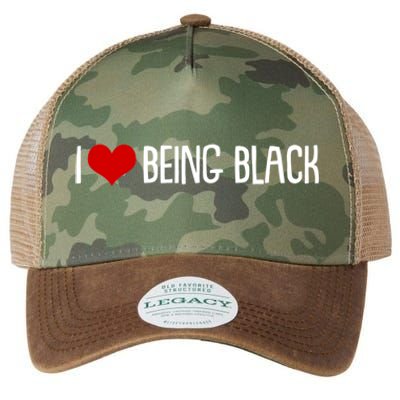 I Love Being Black Gift Legacy Tie Dye Trucker Hat