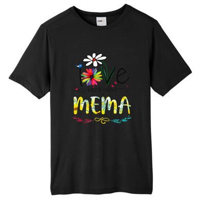 I Love Being Called Mema Sunflower Mothers Day Gift Tall Fusion ChromaSoft Performance T-Shirt