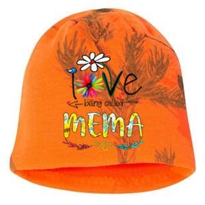 I Love Being Called Mema Sunflower Mothers Day Gift Kati - Camo Knit Beanie