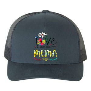 I Love Being Called Mema Sunflower Mothers Day Gift Yupoong Adult 5-Panel Trucker Hat