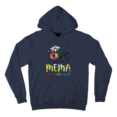 I Love Being Called Mema Sunflower Mothers Day Gift Hoodie