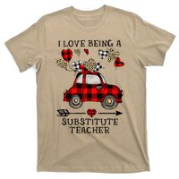 I Love Being A Substitute Teacher Valentine's Day T-Shirt