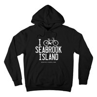 I Love Biking Graphic Seabrook Island South Carolina SC Hoodie