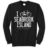 I Love Biking Graphic Seabrook Island South Carolina SC Sweatshirt