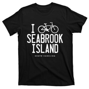 I Love Biking Graphic Seabrook Island South Carolina SC T-Shirt