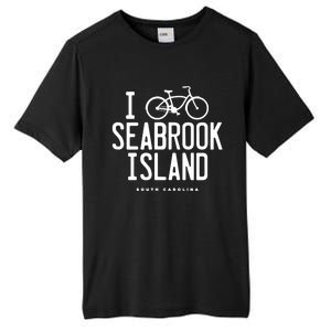 I Love Biking Graphic Seabrook Island South Carolina SC Tall Fusion ChromaSoft Performance T-Shirt