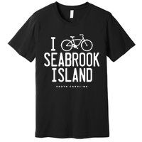 I Love Biking Graphic Seabrook Island South Carolina SC Premium T-Shirt