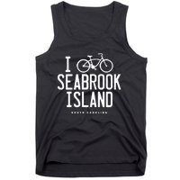 I Love Biking Graphic Seabrook Island South Carolina SC Tank Top