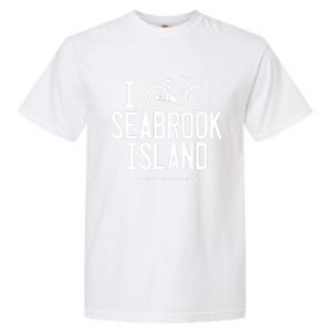 I Love Biking Graphic Seabrook Island South Carolina SC Garment-Dyed Heavyweight T-Shirt