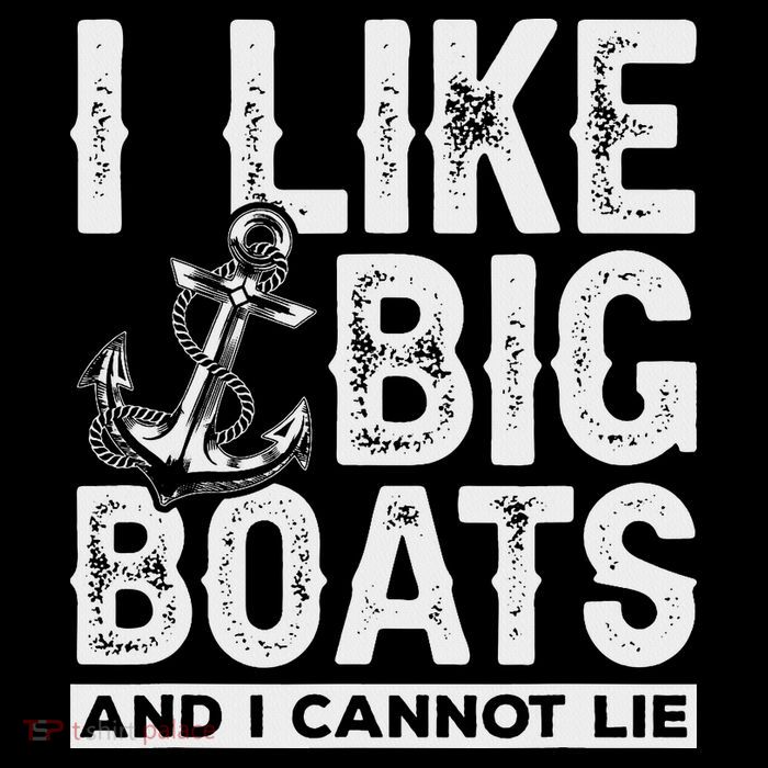 I Like Big Boats And I Can't Lie Button