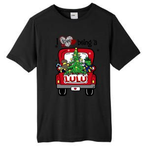 I Love Being A Lulu Tree Truck Happy Family New Christmas Cool Gift Tall Fusion ChromaSoft Performance T-Shirt