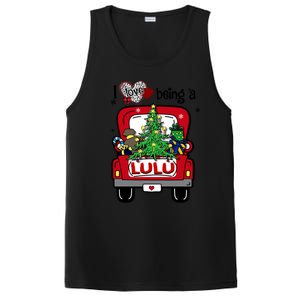 I Love Being A Lulu Tree Truck Happy Family New Christmas Cool Gift PosiCharge Competitor Tank