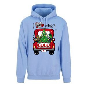 I Love Being A Lulu Tree Truck Happy Family New Christmas Cool Gift Unisex Surf Hoodie