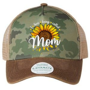 I Love being called Mom Cute Sunflower Wo Mothers Day Legacy Tie Dye Trucker Hat