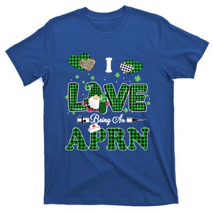 I Love Being Aprn St Patricks Day Gnome Nurse Great Gift T-Shirt