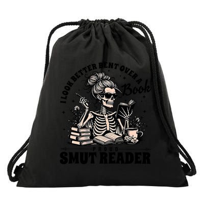 I Look Better Bent Over A Book Smut Reader Drawstring Bag