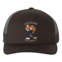 I Like Big Books And I Cannot Lie Reading Book Bookworm Yupoong Adult 5-Panel Trucker Hat