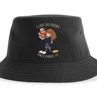 I Like Big Books And I Cannot Lie Reading Book Bookworm Sustainable Bucket Hat