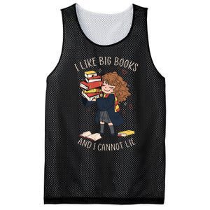 I Like Big Books And I Cannot Lie Reading Book Bookworm Mesh Reversible Basketball Jersey Tank