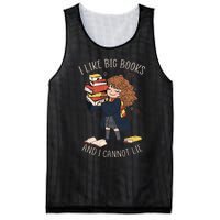 I Like Big Books And I Cannot Lie Reading Book Bookworm Mesh Reversible Basketball Jersey Tank