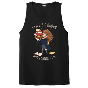 I Like Big Books And I Cannot Lie Reading Book Bookworm PosiCharge Competitor Tank