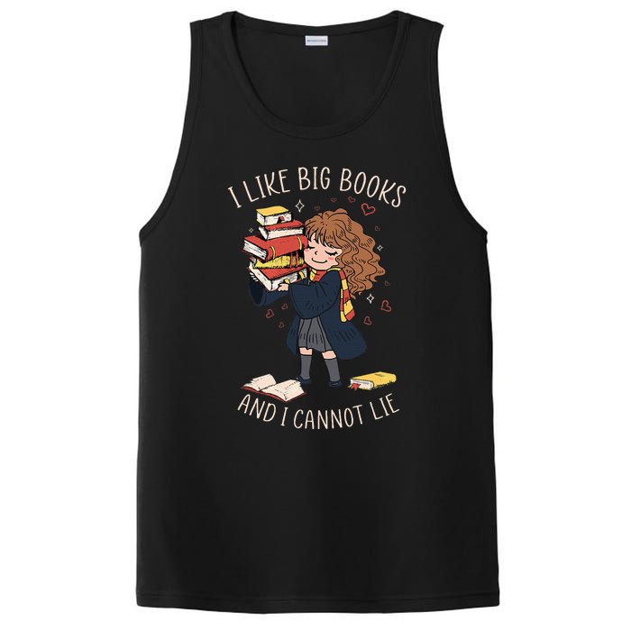 I Like Big Books And I Cannot Lie Reading Book Bookworm PosiCharge Competitor Tank