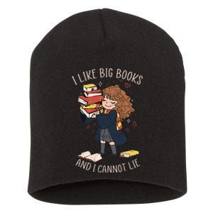 I Like Big Books And I Cannot Lie Reading Book Bookworm Short Acrylic Beanie