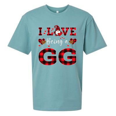 I Love Being A GG Gnome Valentine's Day GG Sueded Cloud Jersey T-Shirt