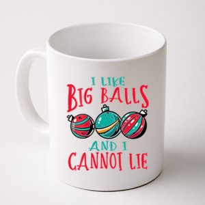 I Like Big Balls And I Cannot Lie Funny Christmas Vneck Coffee Mug