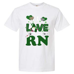 I Love Being Rn St Patricks Day Gnome Nurse Cute Gift Garment-Dyed Heavyweight T-Shirt