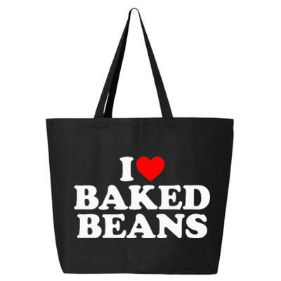 I Love Baked Beans I Heart Baked Beans 25L Jumbo Tote