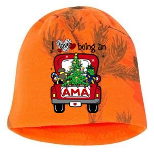 I Love Being An Ama Tree Truck Happy Family New Christmas Gift Kati - Camo Knit Beanie