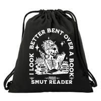 I Look Better Bent Over A Book Smut Reader Drawstring Bag