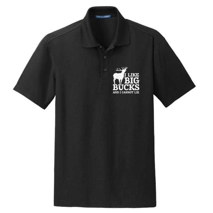 I Like Big Bucks And I Cannot Lie Deer Hunting Dry Zone Grid Polo
