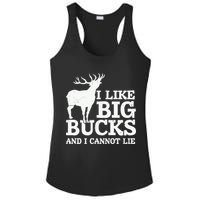 I Like Big Bucks And I Cannot Lie Deer Hunting Ladies PosiCharge Competitor Racerback Tank