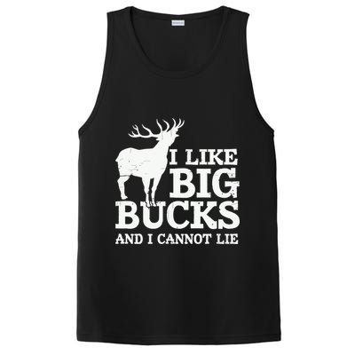 I Like Big Bucks And I Cannot Lie Deer Hunting PosiCharge Competitor Tank
