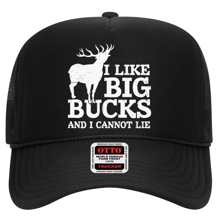 I Like Big Bucks And I Cannot Lie Deer Hunting Trucker Hat