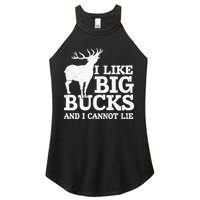 I Like Big Bucks And I Cannot Lie Deer Hunting Women's Perfect Tri Rocker Tank