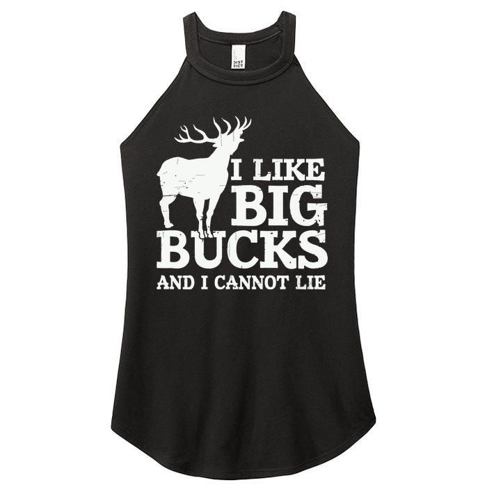 I Like Big Bucks And I Cannot Lie Deer Hunting Women's Perfect Tri Rocker Tank