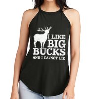 I Like Big Bucks And I Cannot Lie Deer Hunting Women's Perfect Tri Rocker Tank