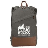 I Like Big Bucks And I Cannot Lie Deer Hunting Cotton Canvas Backpack