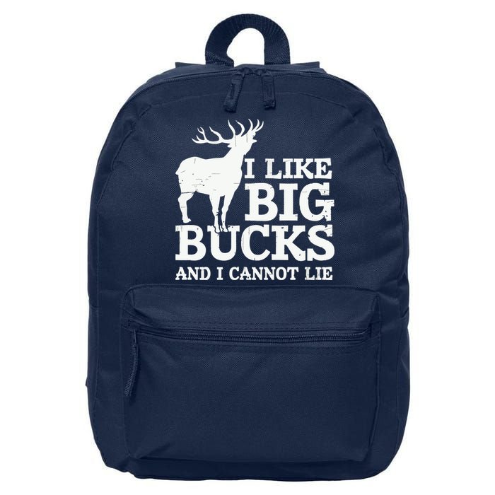I Like Big Bucks And I Cannot Lie Deer Hunting 16 in Basic Backpack