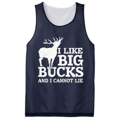 I Like Big Bucks And I Cannot Lie Deer Hunting Mesh Reversible Basketball Jersey Tank
