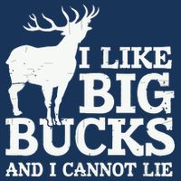I Like Big Bucks And I Cannot Lie Deer Hunting Poster