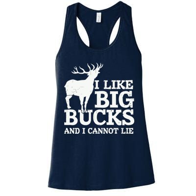I Like Big Bucks And I Cannot Lie Deer Hunting Womens Tank Top
