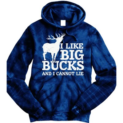 I Like Big Bucks And I Cannot Lie Deer Hunting Tie Dye Hoodie